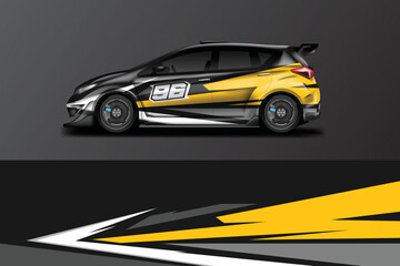 Car Wrap Design vector, Ready use and printing Eps 10