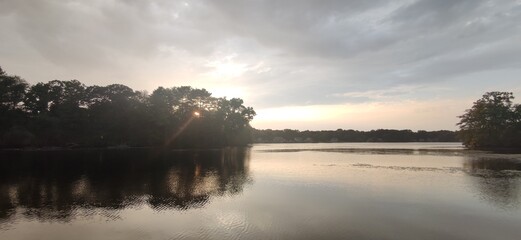 Obraz premium river landscape