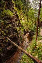 Mountain landscape in mountains, Juranova dolina - valley in The Western Tatras national park. Slovakia, oravice, Orava region. © Zedspider