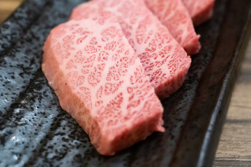 ジューシーな高級焼肉黒毛和牛【飛騨牛】上カルビ