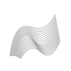 Abstract Wave Line