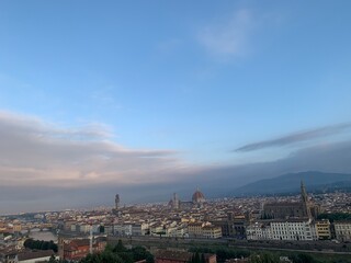 view of the city of florence in italy