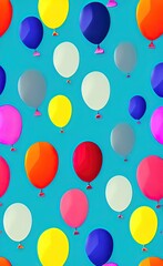 Colorful balloons ,Festive or party  balloons background
