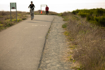 person riding a bicycle