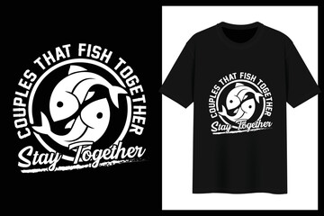 Awesome fishing t-shirt designs vector file.