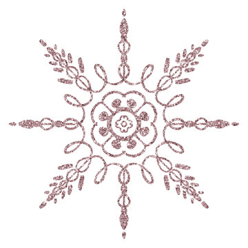 Pink Snowflake 