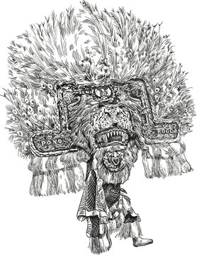 The performing art of Reog Ponorogo, is one of the surviving traditions of the Ponorogo people and aims to strengthen the relationship between the people of Ponorogo Indonesia