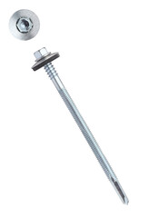 Long self-tapping screws for sandwich panels, metallic galvanized screw