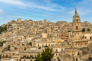 Naklejka premium Landscape of the historic center of Modica