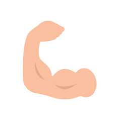 Biceps of human hand. Vector illustration