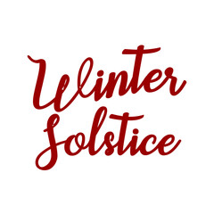 winter solstice day. red text on white backgound