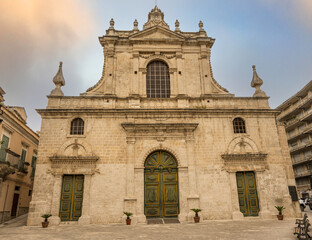 Beautiful ancient church in Modica