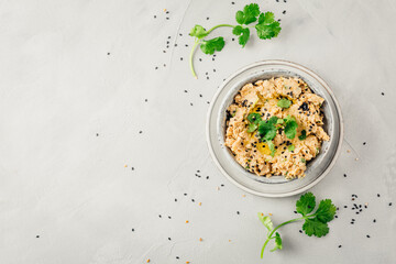 Baba ganoush (roasted eggplant dip)  or spread