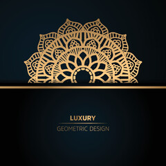 Vector luxury islamic background with mandala