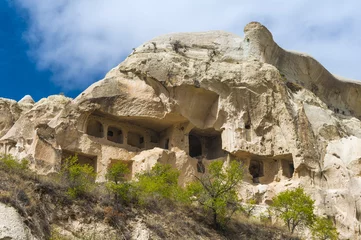 Deurstickers Cavusin castle in Cappadocia © Fyle