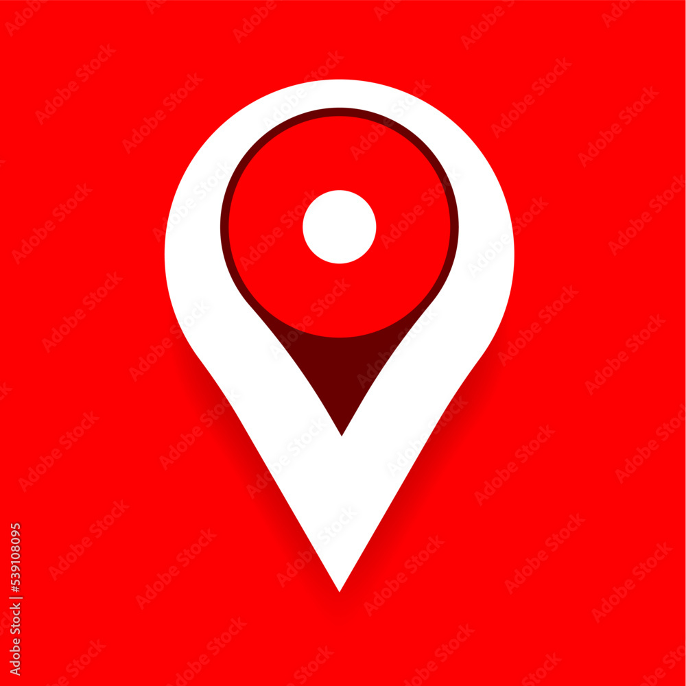 Poster map pointer icon