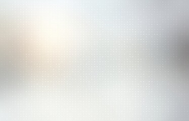 Fototapeta premium Subtle digital grid irregular geometric pattern on light blur background. Shiny winter day outside defocus backdrop.