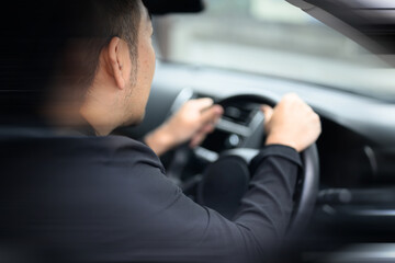 スピード感のある事故直前のイメージ　顔無し