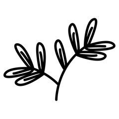 twigs and leaves icon