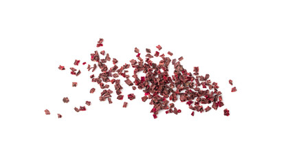 Dry Beetroot Cubes Isolated