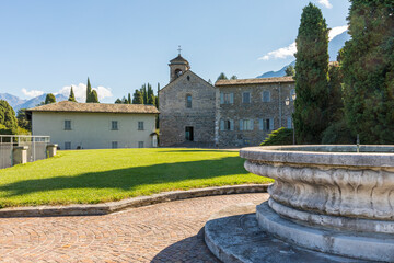 Abbey at Piona, Lake Como, Italy