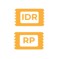 idr payment icon simple design illustrator