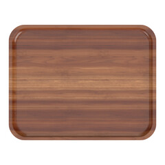 3d rendering illustration of an empty canteen tray