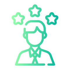 popularity gradient icon