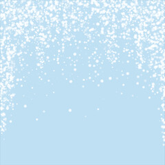 Fototapeta premium Beautiful snowfall christmas background. Subtle