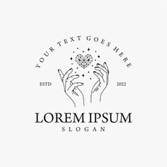 line abstract logo vector illustration concept, suitable for financial, accounting, business, travel and other companies