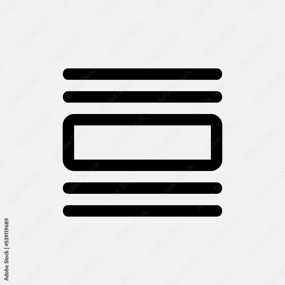 Wall mural layout icon in line style, use for website mobile app presentation