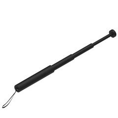 3d rendering illustration of an expandable baton