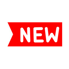 Fototapeta premium Tag New Ribbon 