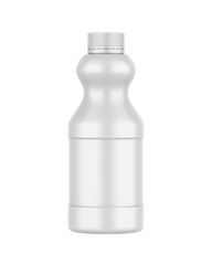Blank plastic drink bottle for mockup and design, 3d render illustration.