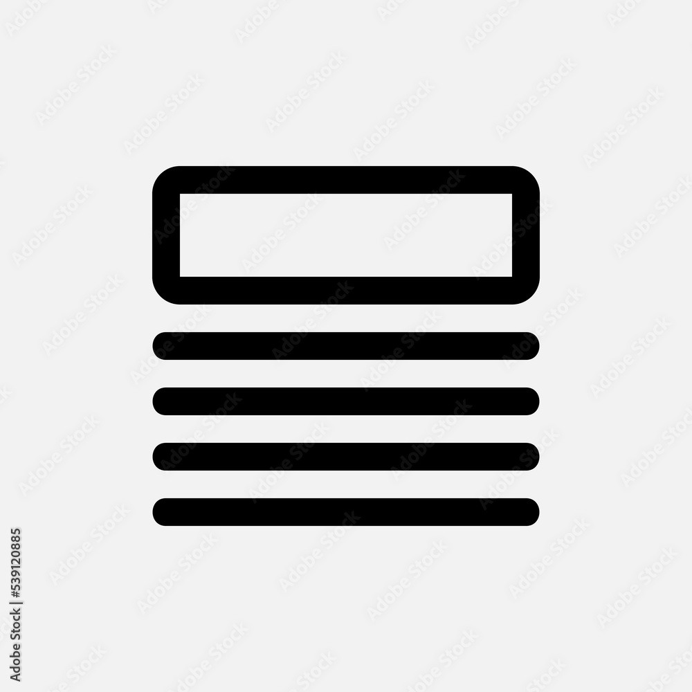 Wall mural layout icon in line style, use for website mobile app presentation