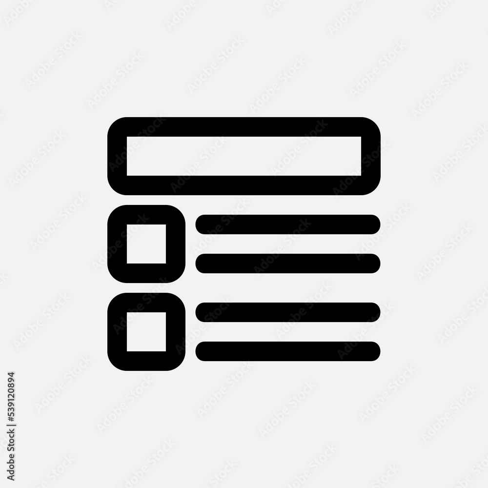 Wall mural layout icon in line style, use for website mobile app presentation