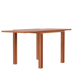 3d rendering illustration of an extended table
