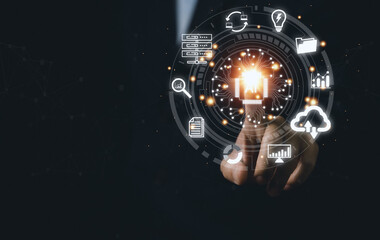 Digital transformation change management. Internet of things. big data