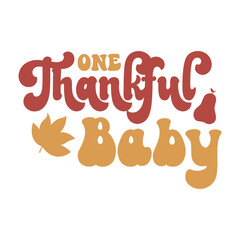 One thankful baby Retro