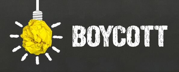Boycott - obrazy, fototapety, plakaty