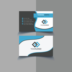 Corporate Business Card Design Template Vector