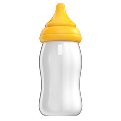 3d rendering illustration of a feeding bottle