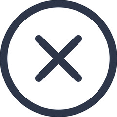 Website navigation menu icons. Stop menu symbol. Flat website menu icons with rounded and sharp edges.