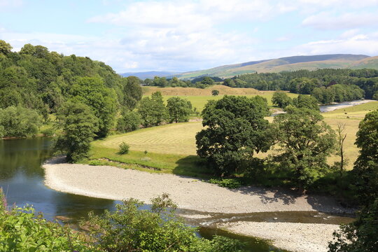 Ruskin's View, Kirkby Lonsdale, UK.
View of the Lune valley praised by the poet.
