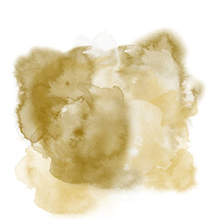 Gold Watercolor Abstract Background