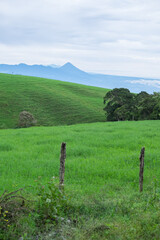 Paisaje en la región de La Fortuna en Costa Rica