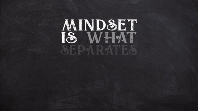 Mindset is what separates the best from the rest motivation quote