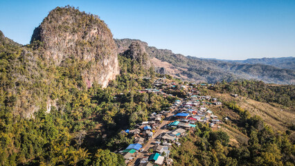 Ban Jabo village in Northern Thailand