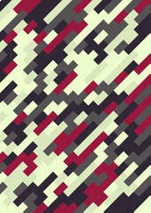 Abstract Geometric Pattern generative computational art illustration