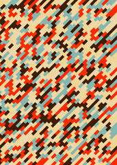 Abstract Geometric Pattern generative computational art illustration